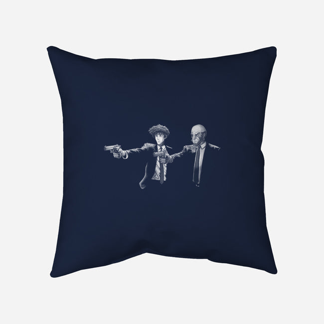 Bibappu Fiction-none removable cover w insert throw pillow-blackhand