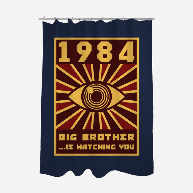 Big Brother-none polyester shower curtain-karlangas