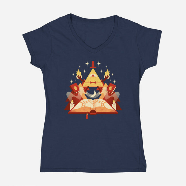 Bill-womens v-neck tee-Minilla