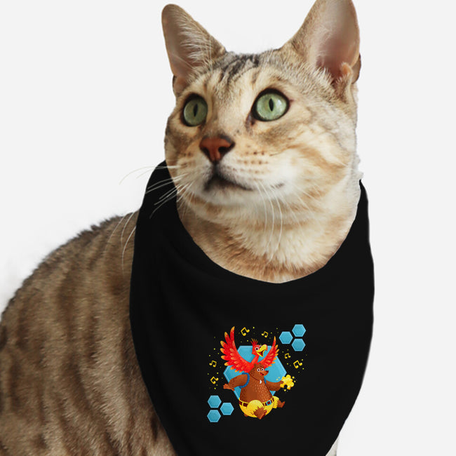 Bird and Bear 64-cat bandana pet collar-Miranda Dressler