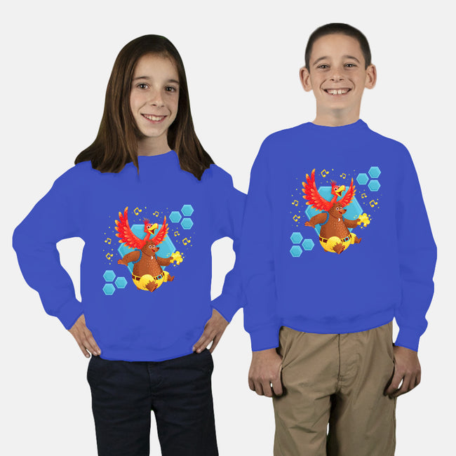 Bird and Bear 64-youth crew neck sweatshirt-Miranda Dressler