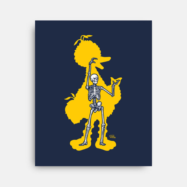 Bird X-Ray-none stretched canvas-Captain Ribman