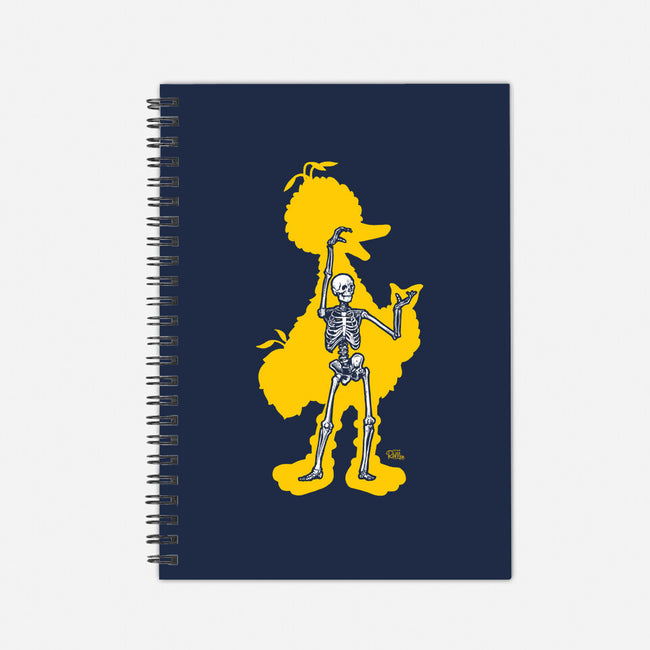 Bird X-Ray-none dot grid notebook-Captain Ribman