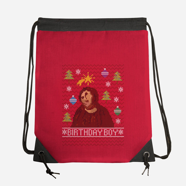 Birthday Boy-none drawstring bag-rodrigobhz
