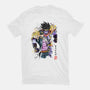Bizarre Adventure Watercolor-womens fitted tee-DrMonekers