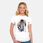 Bizarre Adventure Watercolor-womens fitted tee-DrMonekers