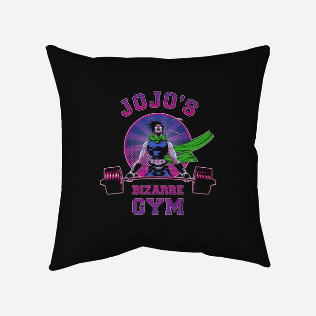 Bizarre Gym-none removable cover w insert throw pillow-ddjvigo