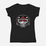 Black Lodge Coffee Company-womens v-neck tee-mephias