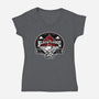 Black Lodge Coffee Company-womens v-neck tee-mephias