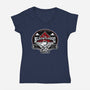 Black Lodge Coffee Company-womens v-neck tee-mephias
