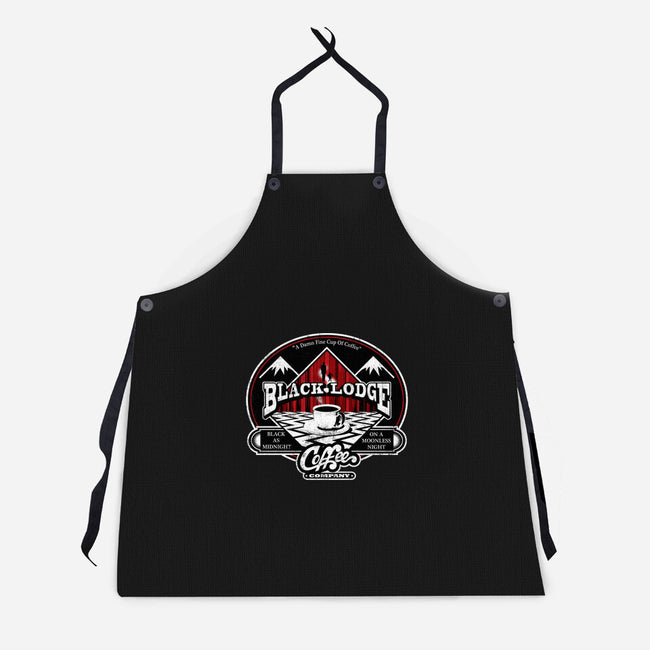 Black Lodge Coffee Company-unisex kitchen apron-mephias