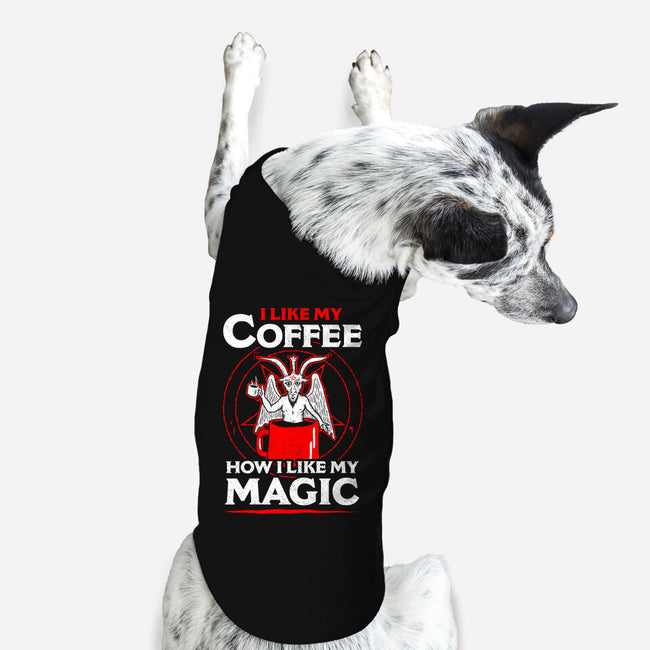 Black Magic-dog basic pet tank-dumbshirts