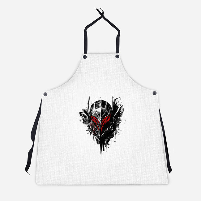Black Warrior-unisex kitchen apron-alemaglia