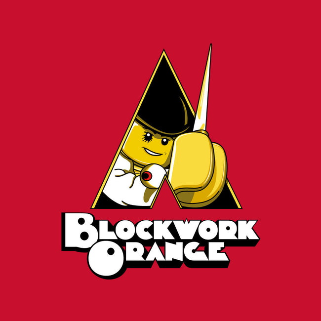 Blockwork Orange-none stretched canvas-2mzdesign