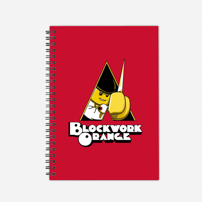 Blockwork Orange-none dot grid notebook-2mzdesign