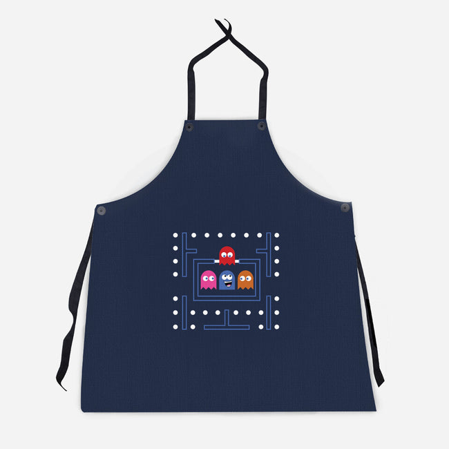 Bloo Ghost-unisex kitchen apron-NaShanta