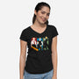 Blood and Ice Cream-womens v-neck tee-TomTrager