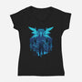 Blue King-womens v-neck tee-max58