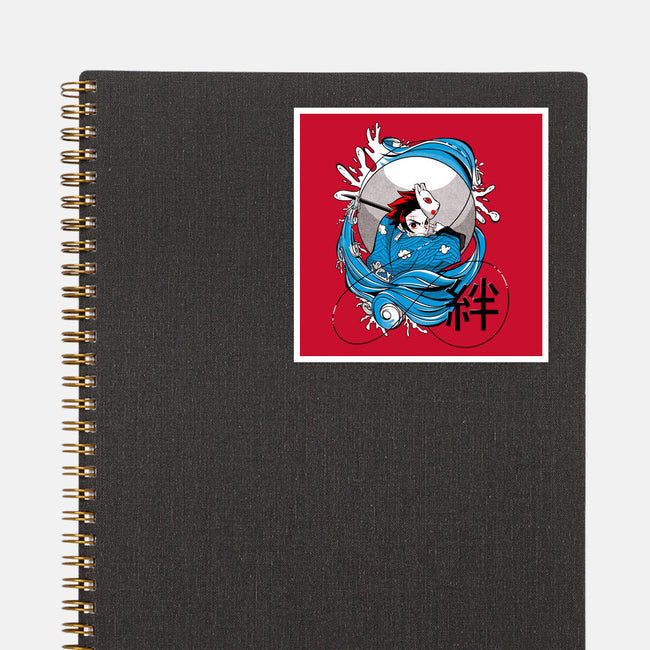 Bonds-none glossy sticker-yumie