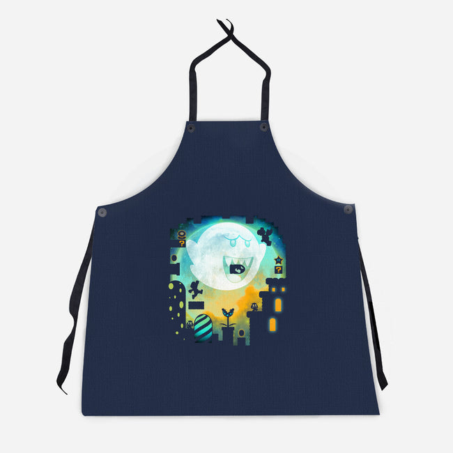 Boo Moon-unisex kitchen apron-ManuelDA