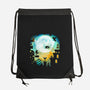 Boo Moon-none drawstring bag-ManuelDA