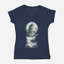 Book of Adventures-womens v-neck tee-dandingeroz