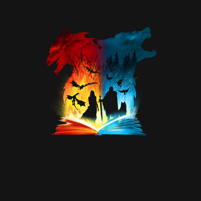 Book of Fire and Ice-youth crew neck sweatshirt-dandingeroz