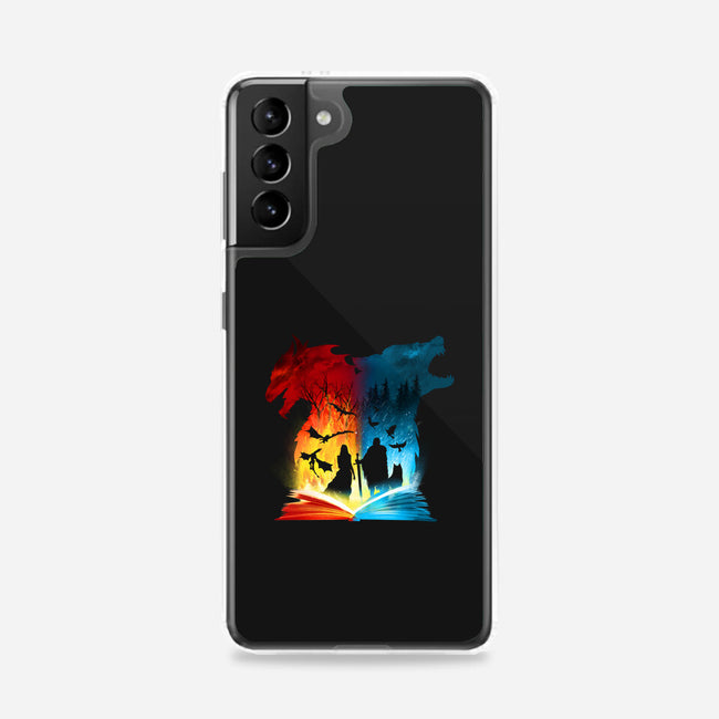 Book of Fire and Ice-samsung snap phone case-dandingeroz