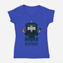 Books, The Best Weapons-womens v-neck tee-pigboom
