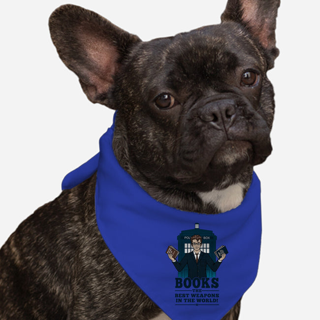 Books, The Best Weapons-dog bandana pet collar-pigboom