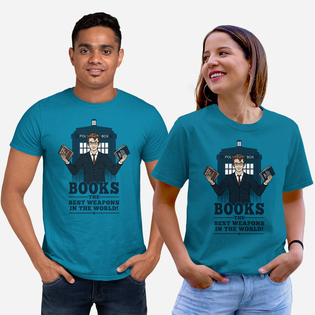 Books, The Best Weapons-unisex basic tee-pigboom
