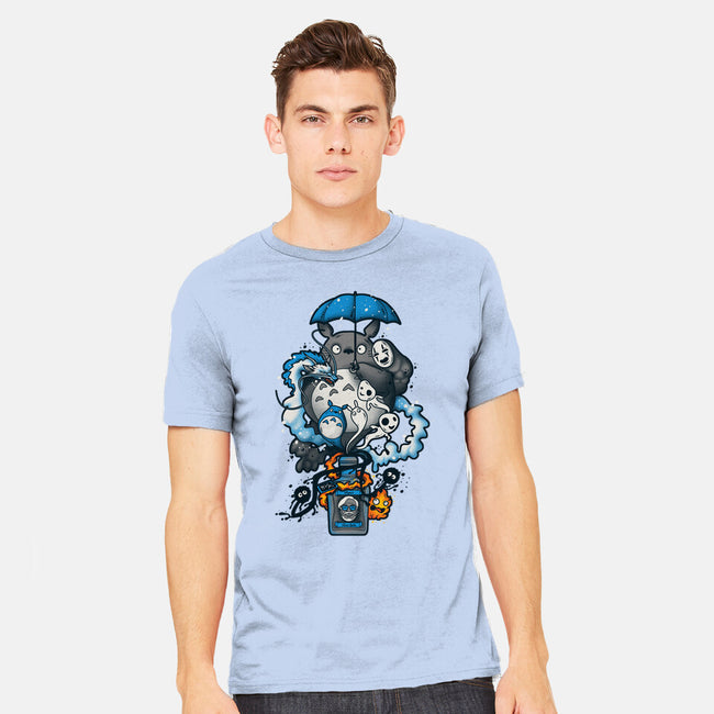 Bottled Spirits-mens heavyweight tee-Letter_Q