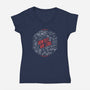 Bowties are Cool-womens v-neck tee-dmh2create