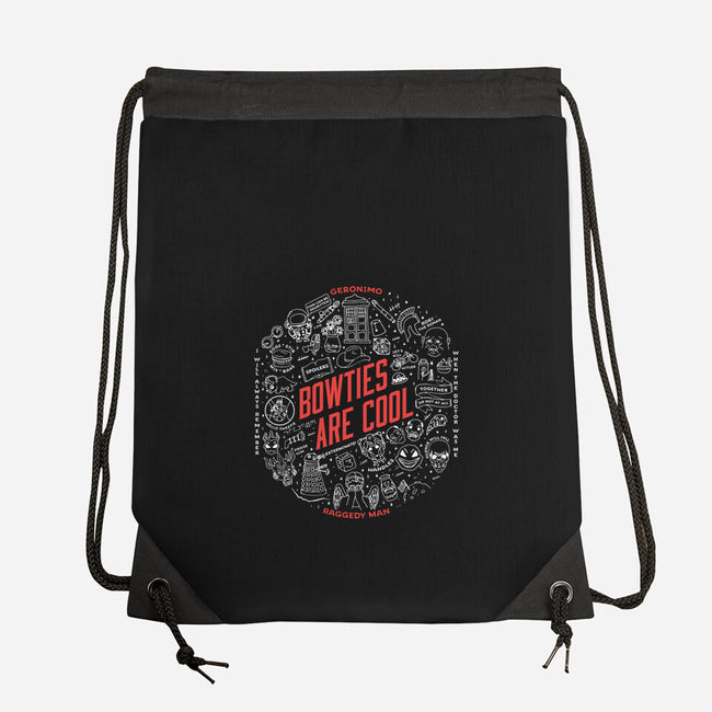 Bowties are Cool-none drawstring bag-dmh2create