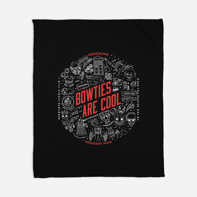 Bowties are Cool-none fleece blanket-dmh2create