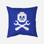 Brick and Crossbones-none removable cover w insert throw pillow-Cris7.7