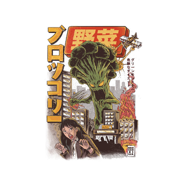 Broccozilla-womens basic tee-ilustrata