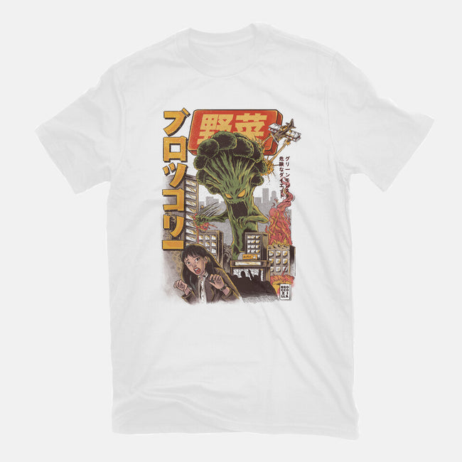 Broccozilla-womens basic tee-ilustrata