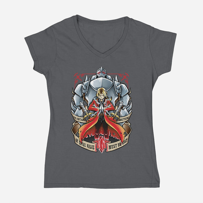 Brotherhood-womens v-neck tee-TrulyEpic