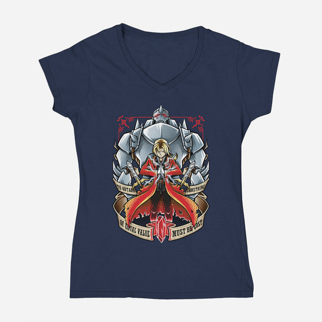 Brotherhood-womens v-neck tee-TrulyEpic
