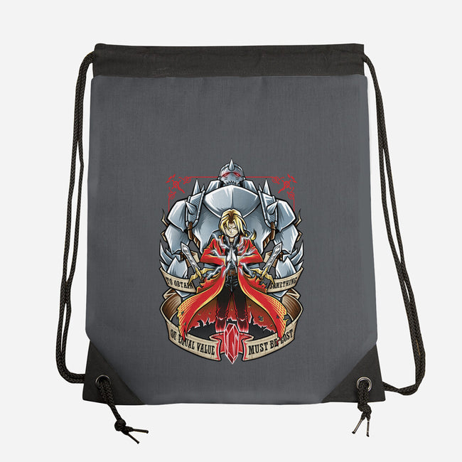 Brotherhood-none drawstring bag-TrulyEpic
