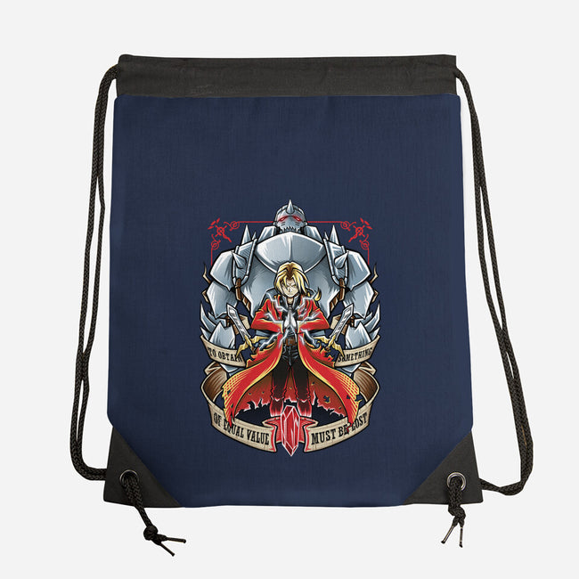 Brotherhood-none drawstring bag-TrulyEpic