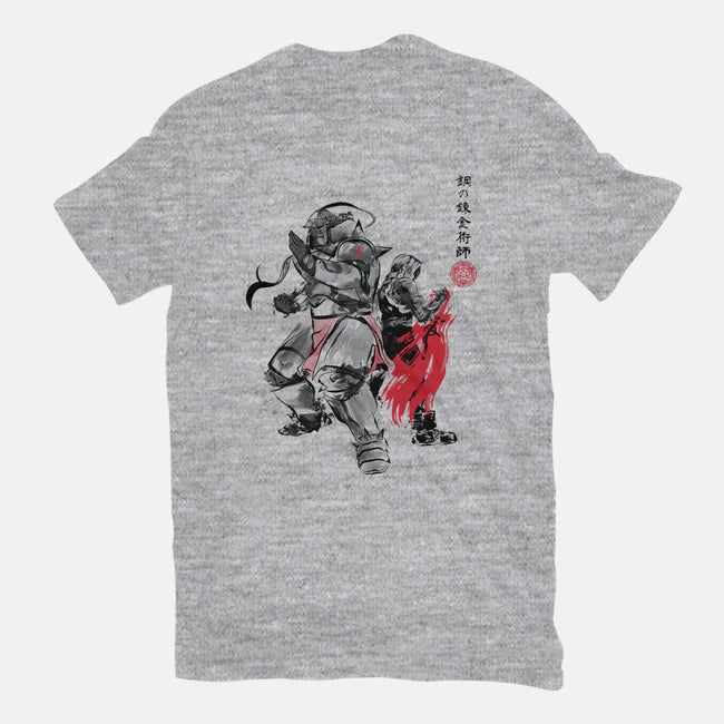 Brotherhood Sumi-e-mens heavyweight tee-DrMonekers