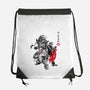 Brotherhood Sumi-e-none drawstring bag-DrMonekers