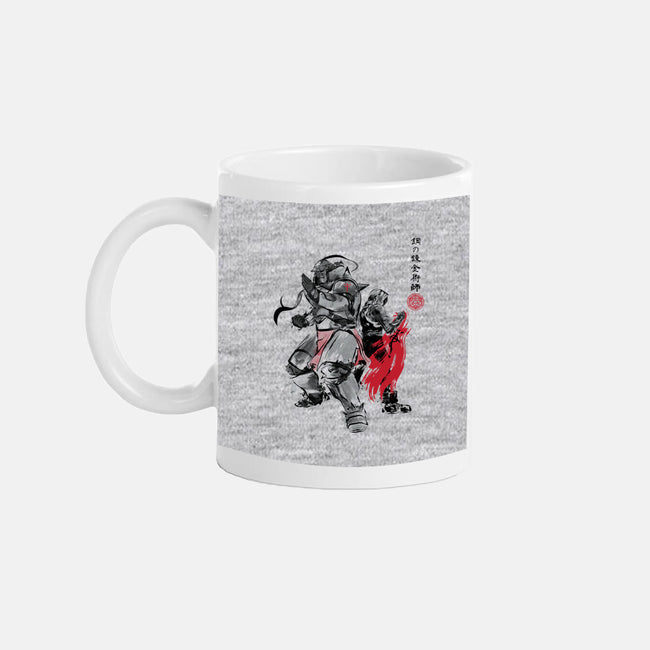 Brotherhood Sumi-e-none glossy mug-DrMonekers