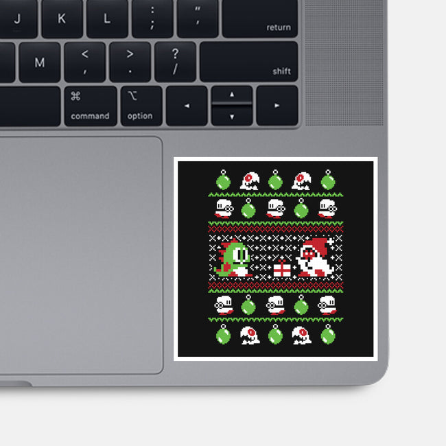 Bubble Bauble-none glossy sticker-Retro Review