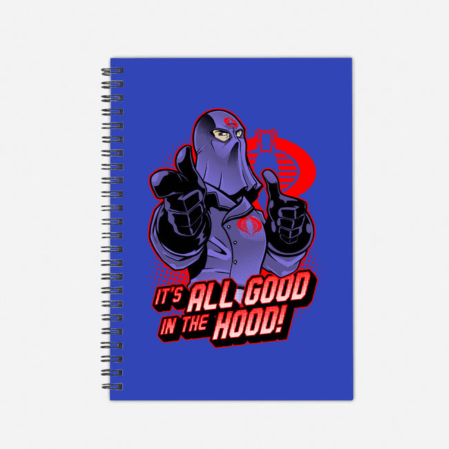 Buddy Cobra-none dot grid notebook-ClayGrahamArt