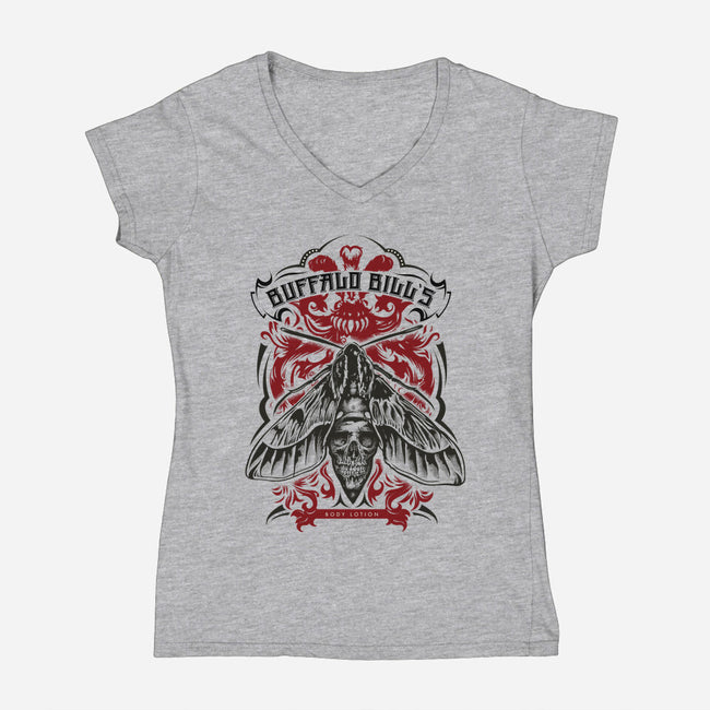Buffalo Bill's Body Lotion-womens v-neck tee-brianyap