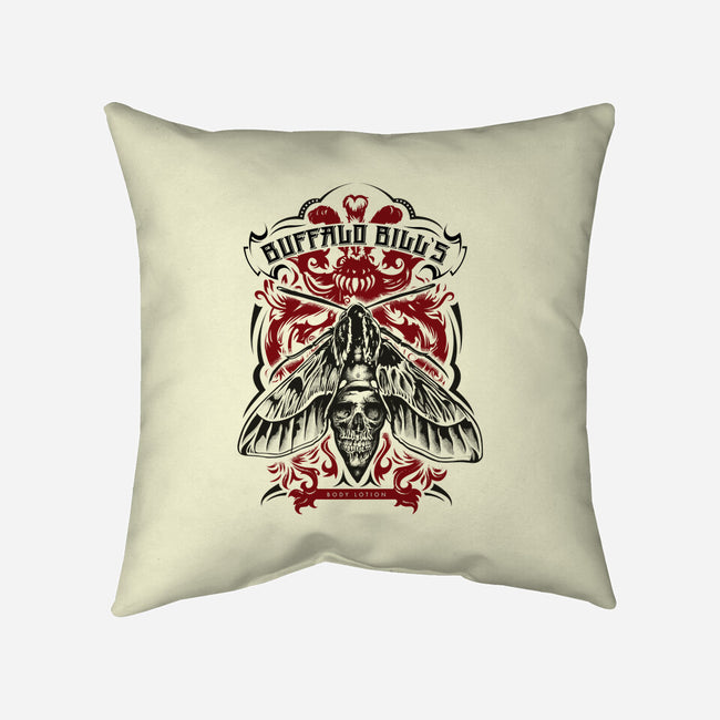 Buffalo Bill's Body Lotion-none removable cover w insert throw pillow-brianyap