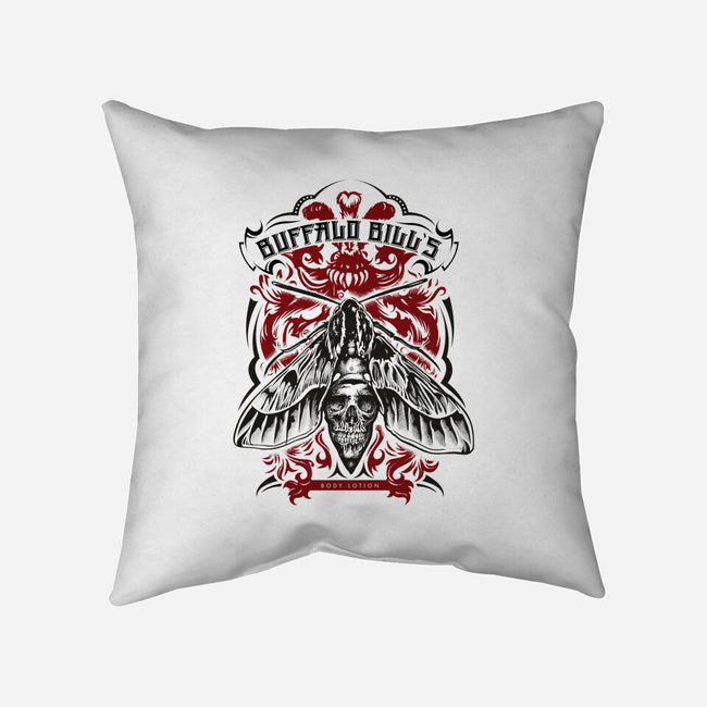Buffalo Bill's Body Lotion-none removable cover w insert throw pillow-brianyap